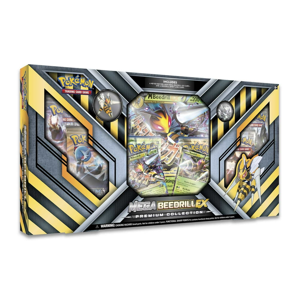 Pokemon MEGA BEEDRIL EX Foil Box Set Collection with 4 10card Booster