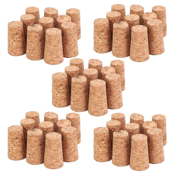 50Pcs Tapones de Corchos Cónicos DIY Craft Art Model Building 22X17X35mm