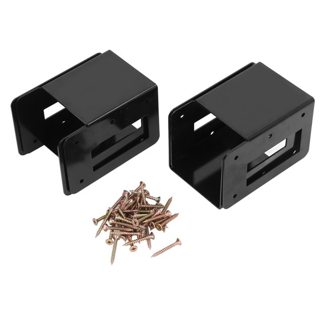 Firewood Rack Bracket Kit, Log Rack Bracket Stable Adjustable 4PCS For Indoor