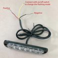 thumbnail image 3 of LED Emergency Strobe Lights, Amber 6 LED Strobe Flashing Light 2 Pack, 3 of 5