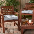 thumbnail image 3 of Heather Gray 20 in. Square Outdoor Tufted Seat Cushion (set of 2) by Greendale Home Fashions, 3 of 9