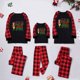 thumbnail image 1 of Conjuntos de pijamas navideños familiares a juego Grinch 2024, pijama de Grinch con parte superior y pantalones de pijama a cuadros, pijama de Grinch para niños y adultos para la familia, 4 Años, 1 of 4