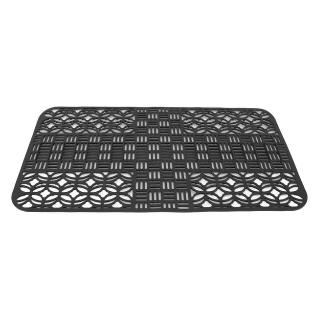 Large Size Silicone Sink Mats, Heat and Non Slip, Cuttable Design, Easy to Clean, Multifunctional Use for Kitchen Counters, Sinks, Refrigerator, Drawers and Pet Food