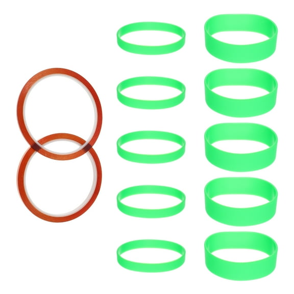 1 Set Sublimation Tumbler Silicone Bands Heat Resistant Sublimation Tape