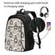 thumbnail image 2 of Balery Cartoon Bear Brown Mochila con carga USB para hombre y mujer - Mochila impermeable y antirrobo para laptop con puerto USB para viajes, trabajo, 2 of 7