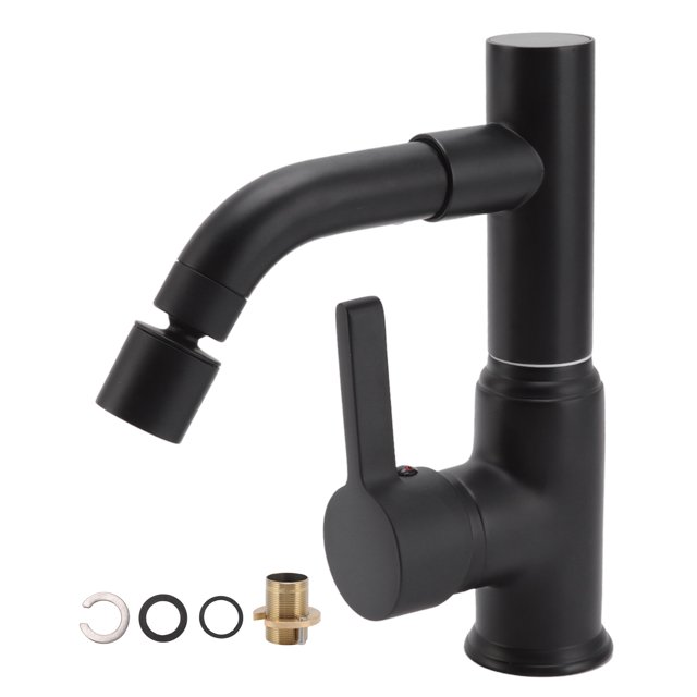 Extended Faucet Basin Faucet, Easy Cleaning High Temperature Paint LED Display Kitchen Faucet G1 Thread Corrosion Resistance For Washroom ANGGREK JB3112