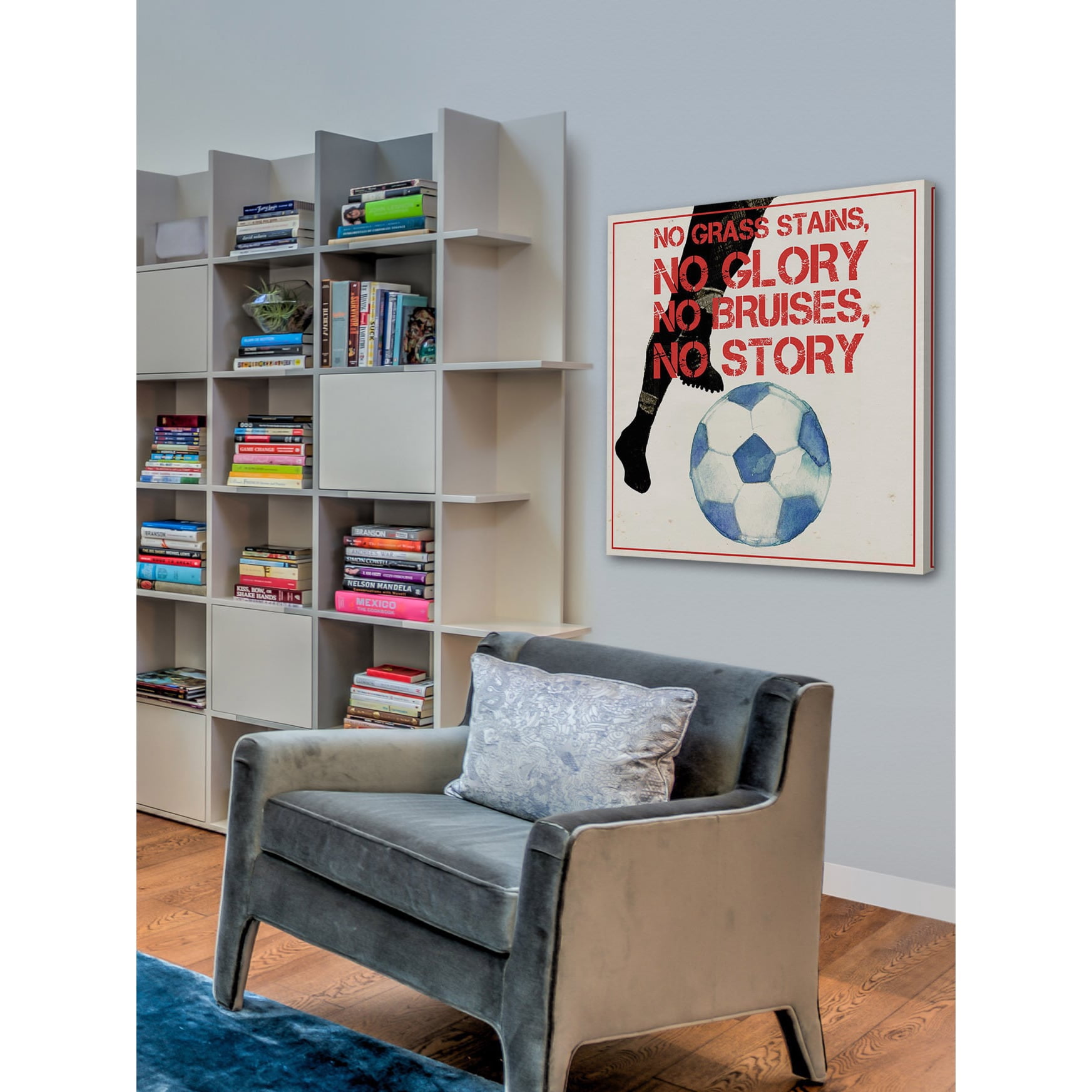 Marmont Hill "Sports Epigram I" Painting Print on Wrapped Canvas