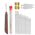 thumbnail image 2 of Big Eye Stainless Steel Sewing Needles Kit, 31 Pcs Stainless Steel Needles for Hand Sewing Kit DIY Craft Sewing-Tool Set for Beginners, Handcraft Lovers Clothing Repair, 2 of 6