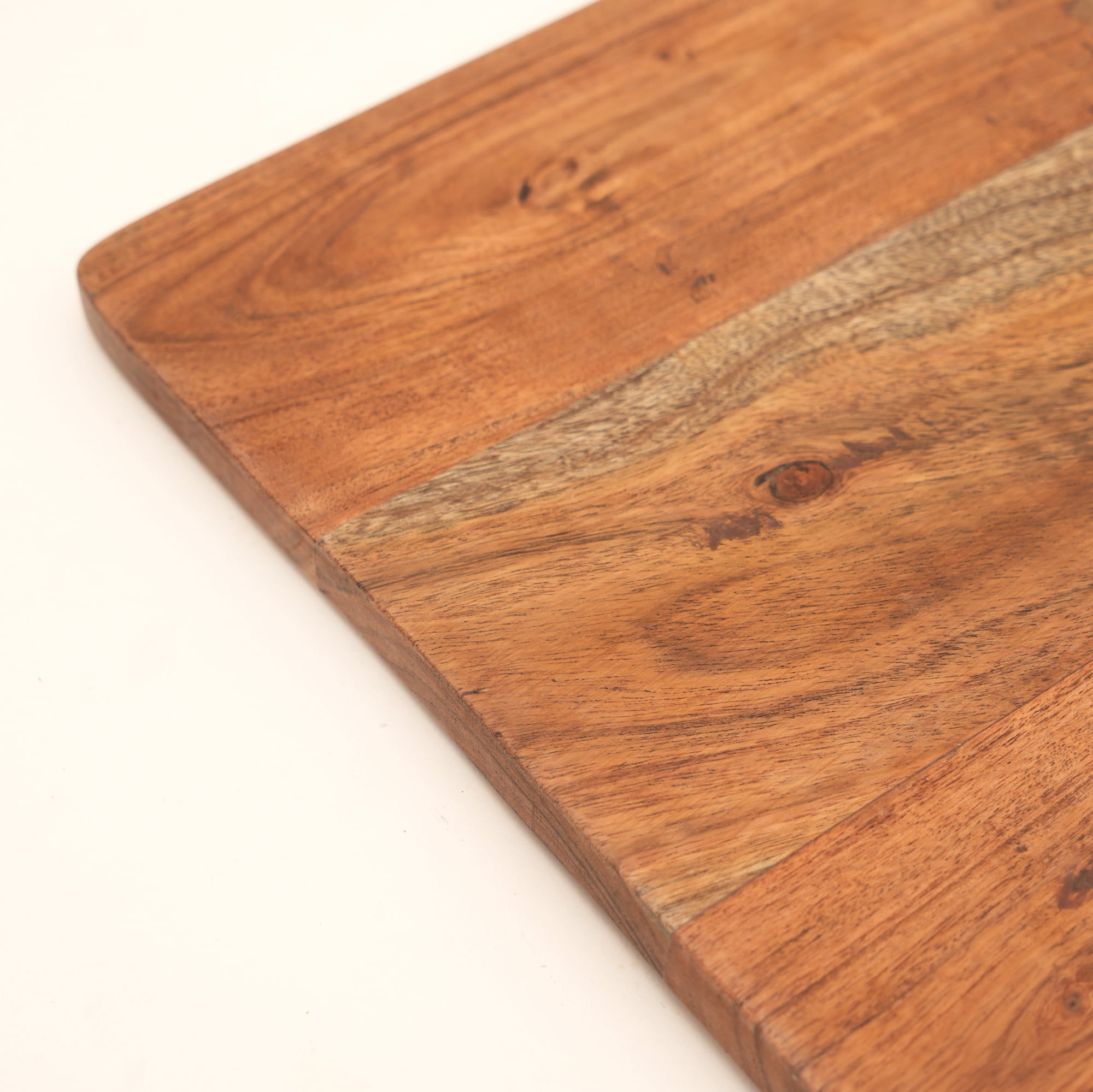 Handcrafted Acacia Wood Chopping Board with Handle, Natural Wood Grain, Multi-Purpose Kitchen Essential
