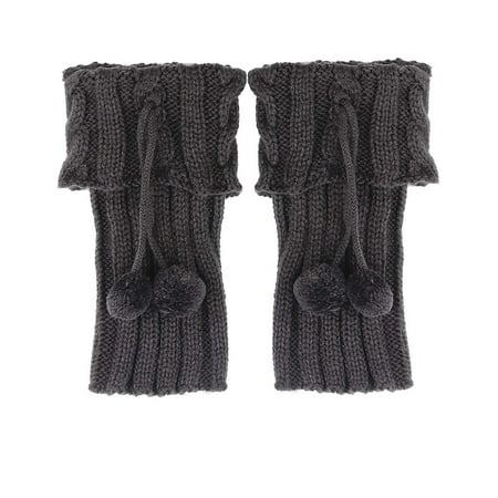 

Gzztg Leg Warmers for Women Lady Adult Leg Sets Pile Of Socks Autumn and Winter Keep Warm Wool Sock Knitting Foot Cover