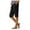 Black, variant on Lixiuxyad Linen Capri Pants Women,Casual Lightweight Summer Cropped Pants Beach Pants Black