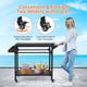 thumbnail image 2 of Yeshouse Carrito para parrilla de exterior con ruedas, mesa de cocina de 3 niveles, estantes y ganchos, soporte para horno de pizza, 2 of 8
