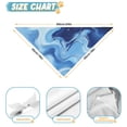thumbnail image 6 of Dog Bandana 1 Pack,Blue Marble Flow Pattern Bandanas for Dogs,Cat Bandana,Small/ Large Dog Bandana 2 Size,Dog Bandanas, 6 of 6