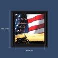 thumbnail image 2 of Harley Davidson Gifts for Men and Women, Patriotic Harley Accessories, Harley Davidson Wedding Gifts, Sunset American Flag for Harley Riders, "It's Not the Destination" Unique Motorcycle Decor, 8552, 2 of 4