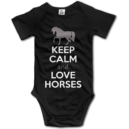 

Keep Calm And Love Horses Infant Clothes Fine Graphic