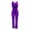 Purple, variant on Women's Sequin Jumpsuit, Cowl Neck Halter Backless Romper, Sleeveless Wide Leg Jumpsuit for Women, Glittery Party Wear, Club Outfit, Prom Dress, Date Night and Special Occasions-Beige