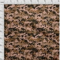 thumbnail image 4 of oneOone Viscose Jersey Rust Brown Fabric Abstract Craft Projects Decor Fabric Printed By The Yard 60 Inch Wide, 4 of 5