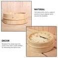 thumbnail image 4 of Wood Clock Craftsmanship Household Accessories Home Decor High Temperature Resistance Steam Room Timer Accurate Sauna Supplies, 4 of 9