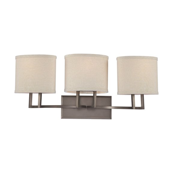 60/4853 Nuvo Lighting Gemini-Three Light Bath Vanity-27.25 Inches Wide by 11.38 Inches High