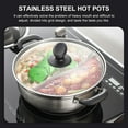 thumbnail image 3 of MIANGASTORE 1pc Household Hot Pot Holder with Transparent Lid and Handles Kitchen Accessory, 3 of 6