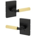 thumbnail image 3 of Kwikset 720MALRCT-4 Mirada Passage Door Lever Set - Brass, 3 of 7