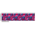 thumbnail image 3 of Ambesonne Abstract Fabric by the Yard Upholstery, Whimsical Colorful Bubbles, 2 Yards, Raspberry and Dark Turquoise, 3 of 5