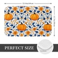 thumbnail image 2 of Honeii Blue Orange Pumpkin fall Pattern Door Mat, Welcome Door Mats Outdoor Indoor, Stain and Fade Resistant, Non-Slip Entry Matfor Bedroom, Bathroom, Kitchen, 2 of 7