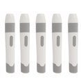 thumbnail image 1 of Lot de 5 stylos autopiqueurs portables pour la surveillance de la glycémie, minimisant la douleur, 1 of 4