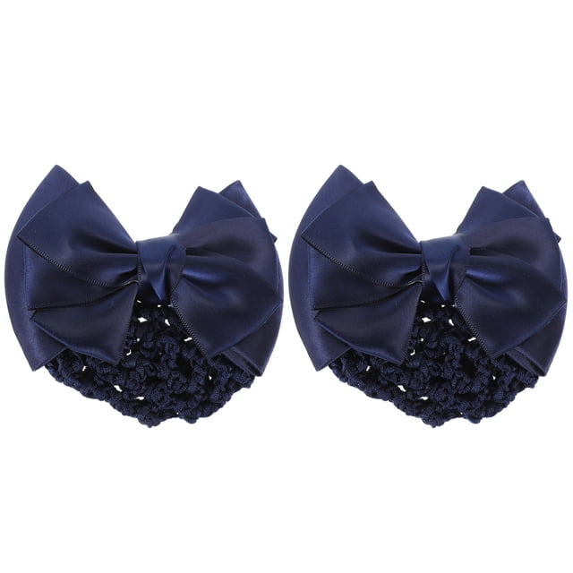 2 Pcs Filet à Cheveux Nœud Chignon Professionnel pour Femmes Chignon pour Employée de Banque