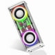 thumbnail image 1 of wonima11 Transparent Wireless Bluetooth Speaker Portable Mini Speaker with LED Colorful Lights Stereo Sound TWS Small Speakers for Office, Party Camping, Shower, Home, Travel, 1 of 1