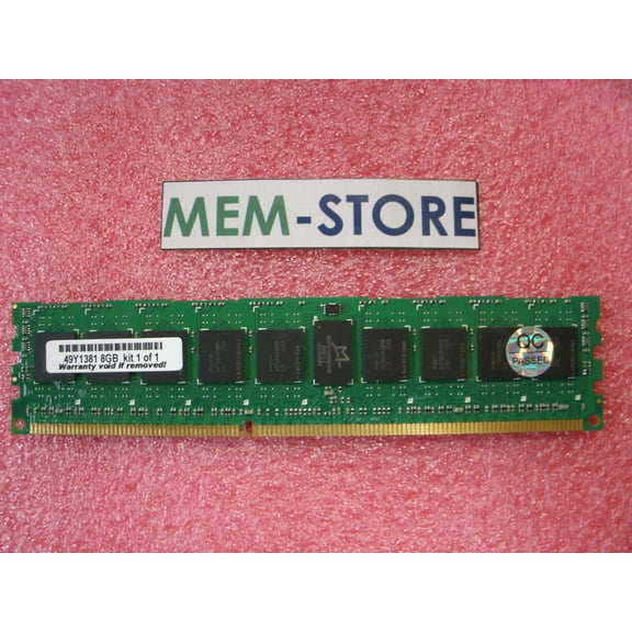 49Y1381 49Y1399 8GB DDR3-1066 PC3L-8500 ECC 240pin Memory IBM x3550 M4 7914 (3rd Party)