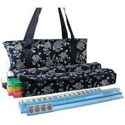 166 Tiles American Mahjong Set Blue Phoenix Soft Bag 4 Color Pusher Racks