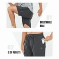 thumbnail image 5 of NORTHYARD Men's Workout Shorts 7 Inch Breathable Athletic Running Hiking Shorts Darkgrey S, 5 of 8