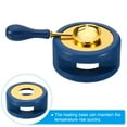 thumbnail image 4 of Uxcell Wax Seal Kit, Wax Seal Warmer with Melting Spoon Retro Melt Stove Pot Furnace Tool, Blue Golden, 4 of 7