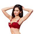thumbnail image 3 of Soutien-gorge Rehausseur Demi-Bonnet Brodé pour Femmes de Noël, 3 of 5