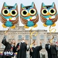thumbnail image 3 of PMU Congrats Grad Owl Shape-a-loon Balloon, Graduation Decoration Mylar Balloons, (1/Pkg) Pkg/1, 3 of 6