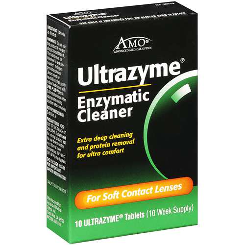 Ultrazyme Enzymatic Contact Lens Cleaner