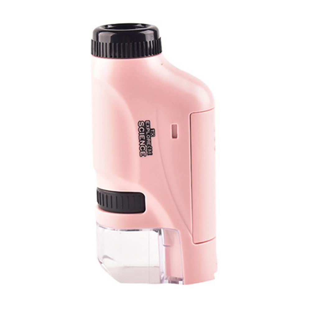 IMSHIE Small Pocket Microscope Scientific Handheld Microscope Toy for
