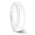 thumbnail image 4 of Chisel Ceramic White 6mm Polished Band, 4 of 7
