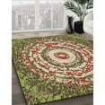 thumbnail image 3 of Ahgly Company Machine Washable Indoor Rectangle Transitional Saddle Brown Area Rugs, 8' x 10', 3 of 7