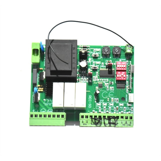 AC Professional Sliding Garage Door Controller Receiver Rolling code Remote control gate opener plate card ,Ultra-Quiet Operation