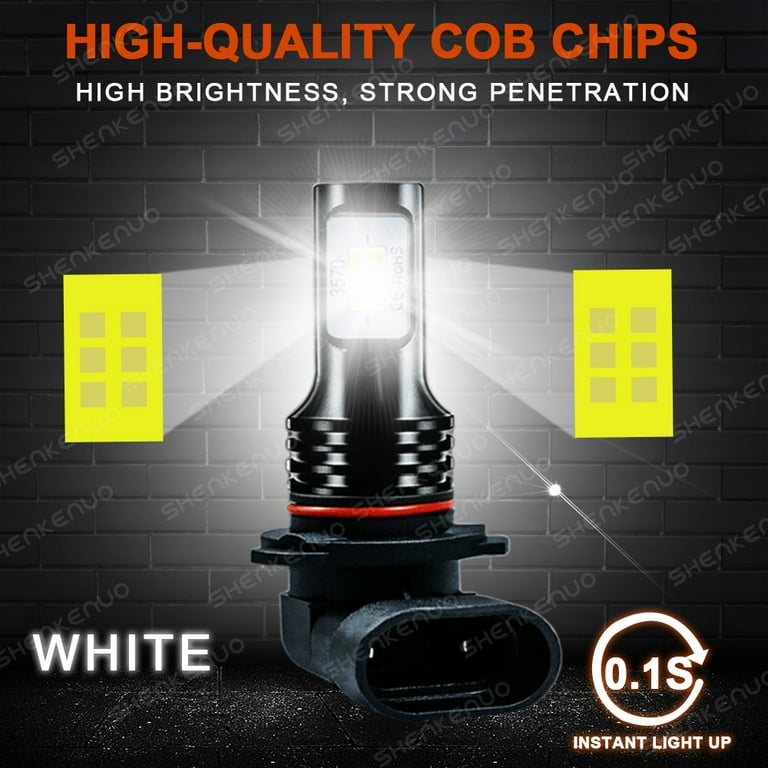 LABLT H7 LED Headlight Bulbs All-in-One Conversion Kit 10000LM 60W Super Bright 6000k Cool White Headlight - Foto 5