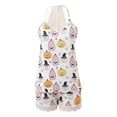 thumbnail image 5 of MEZZALL Women Halloween Cami Pajama Set V Neck Spaghetti Strap Tops Lace Shorts Loungewear Sleep Set Cute Pumpkin Witch Hat Print Sleepwear for Ladies Home Lounging Holiday 2 Piece Pjs, 5 of 9