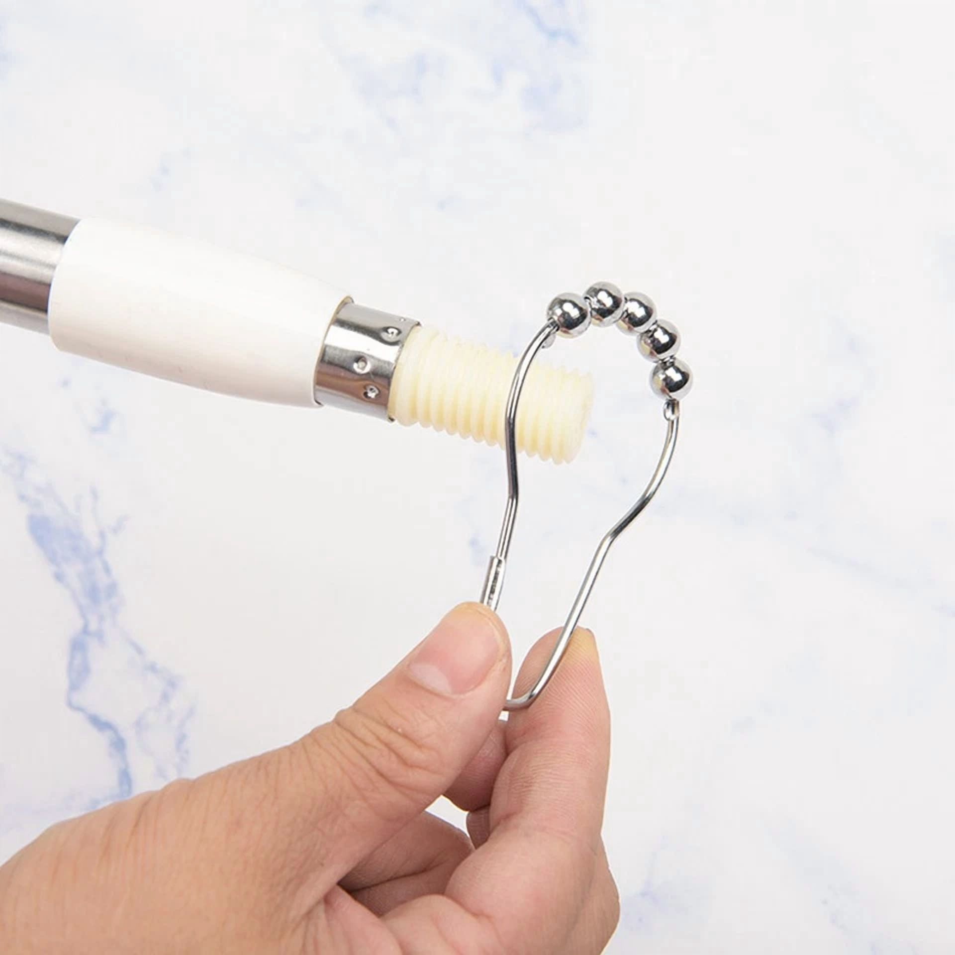 12 Pack Metal Shower Curtain Hooks Rings Double Glide Roller Set For Bathroom Us