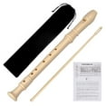 thumbnail image 3 of MYG Plastic 6 8 Holes High Pitch Soprano Recorder Flute ABS Bag Cleaning Rod Cloth, 3 of 6
