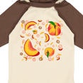thumbnail image 4 of Inktastic Peach Fruit Party Boys or Girls Long Sleeve Baby Bodysuit, 4 of 5
