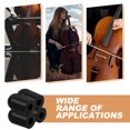 thumbnail image 4 of Replacement Cello Endpin Tips Non-slip Rubber Cap for Home Use Black 4 Pieces, 4 of 9