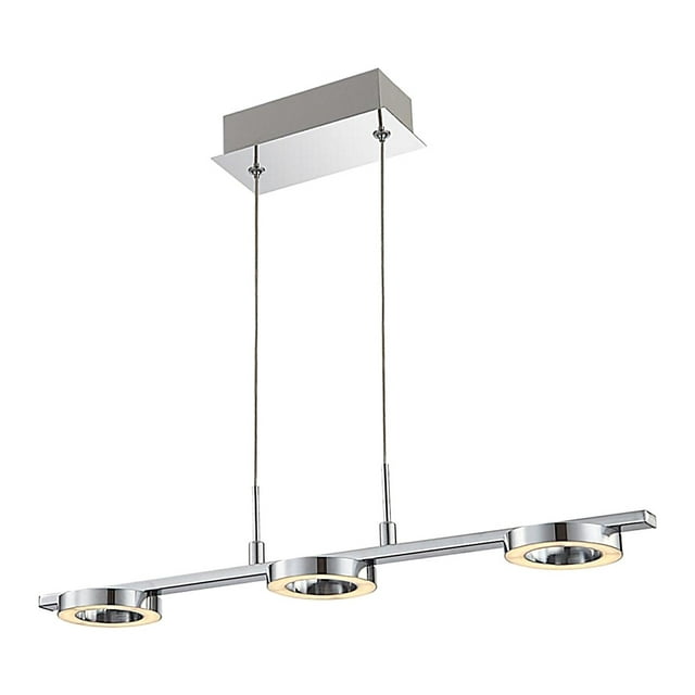 Lámpara Colgante LED cálido Tecnolite HOME modelo Saturno 15W Cromo