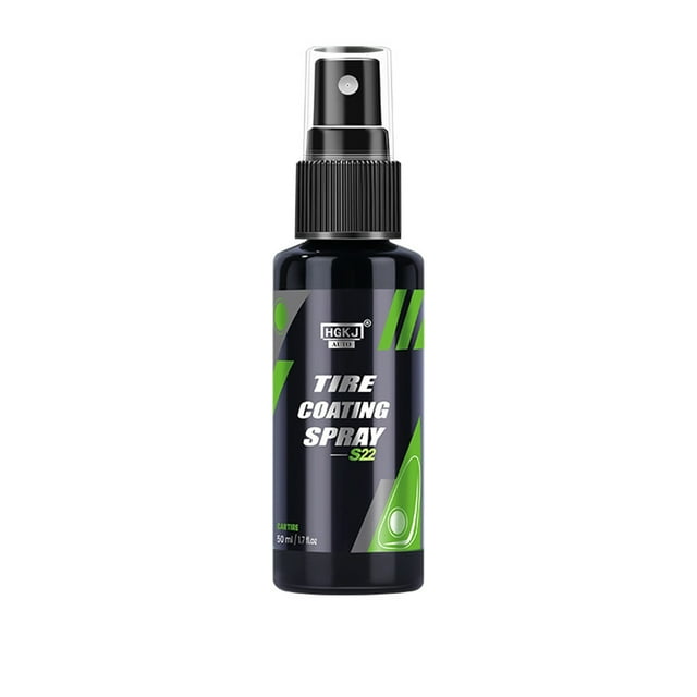 Car Tire Coating Spray, Tire Polish and Curing Agent, Graphene & Acrylic Formula, Water-Repellent, Washable, Long-Lasting Shine, Anti-Brown, Durable Tire Protection