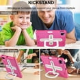 thumbnail image 6 of Case for iPad Pro 11 Case (4th 2022/3rd 2021/2nd 2020/1st 2018) with Shoulder Strap, Shockproof Handle Kickstand, Rose, 6 of 7